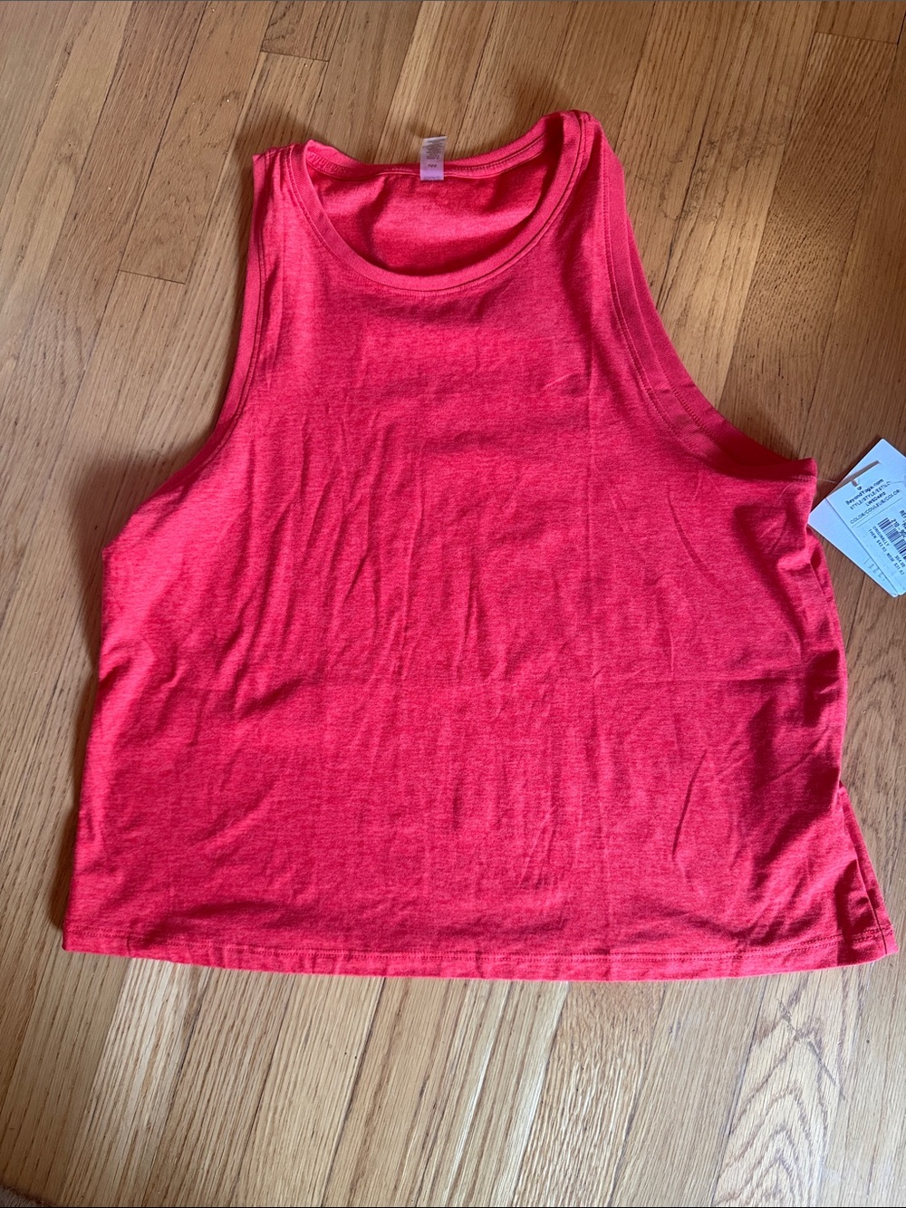 Beyond Yoga Sleeveless Crop Tank Top - Coral Red